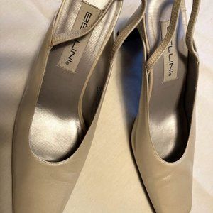 Pearl Leather Slingback Shoe